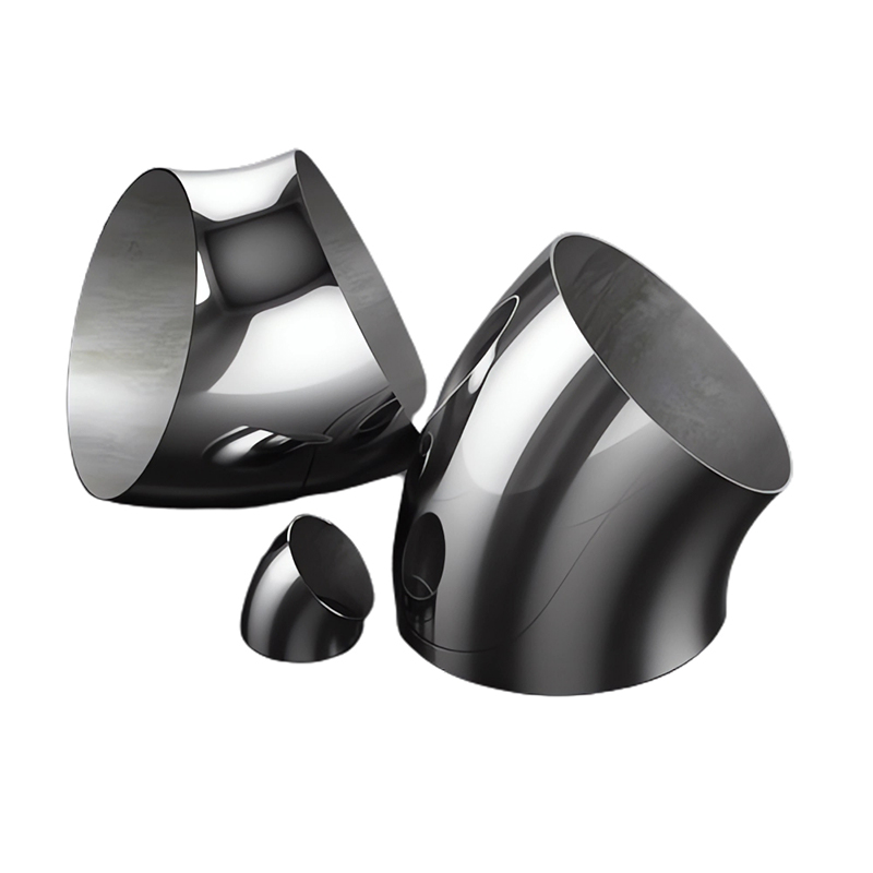 Terveysluokka sisäisesti ulkoisesti kiillotettu ruostumattomasta teräksestä 45 ° lyhyt säde kyynärpää