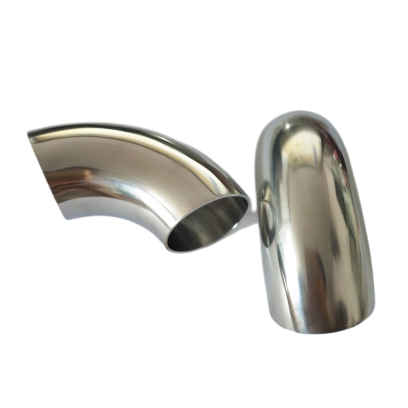 Ruostumattomasta teräksestä valmistettu hitsaus harjattu 90 ° lyhyt säde (SR) putken mutkat