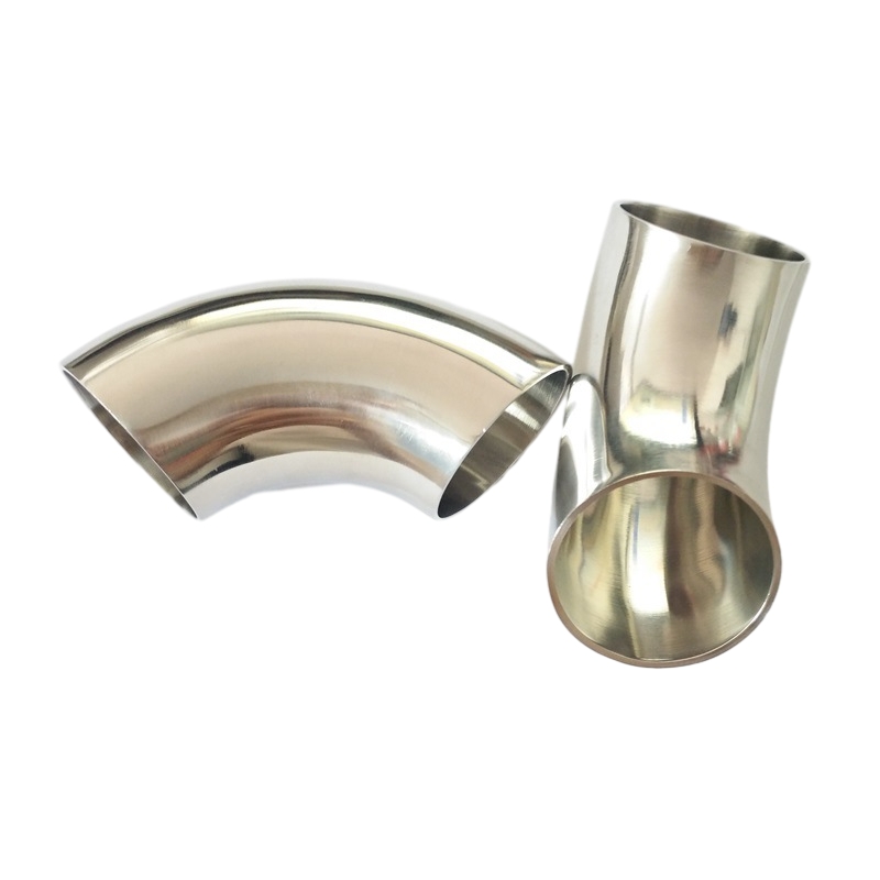 Ruostumattomasta teräksestä valmistettu hitsaus harjattu 90 ° lyhyt säde (SR) putken mutkat