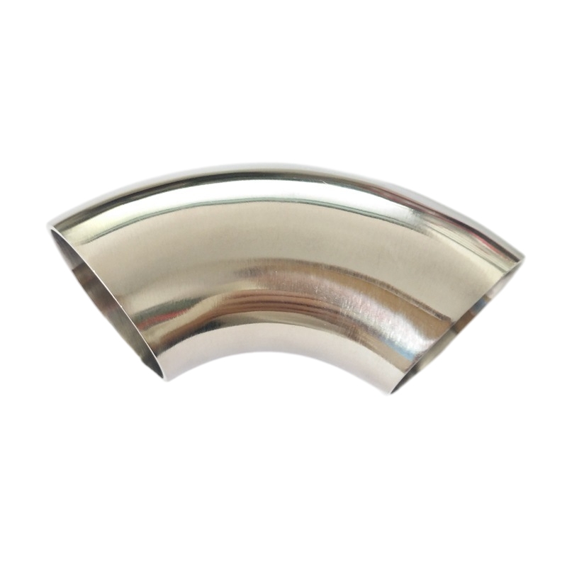 Ruostumattomasta teräksestä valmistettu hitsaus harjattu 90 ° lyhyt säde (SR) putken mutkat