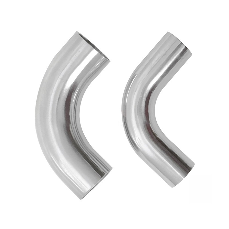 90 asteen peili kirkas 304 ruostumattomasta teräksestä valmistettu pitkä putki/putki taiput